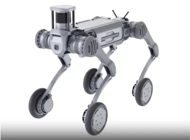 Unitree B2 robot with modular design for flexible applications