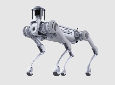 Intelligent control systems powering the Unitree B2 quadruped robot