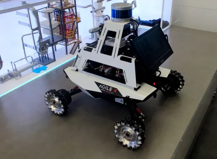 AgileX Scout Mini in its rugged, robust construction