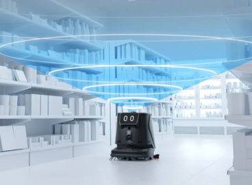 Multi-surface cleaning robot for commercial environments