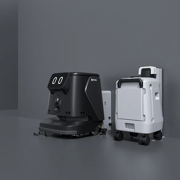Pudu S14 robot showcasing compact and powerful cleaning