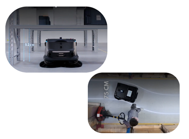 Efficient autonomous robot cleaning industrial facility