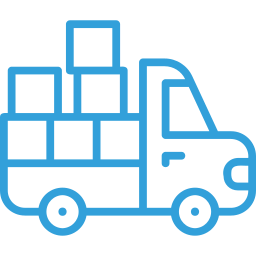 Smart delivery robot efficiently moving goods to stations