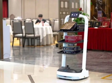 PuduBot 2 demonstrating multi-surface sweeping and vacuuming