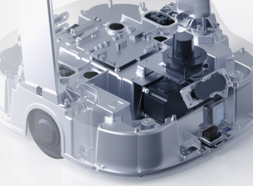 PuduBot 2 robot showcasing advanced obstacle detection system