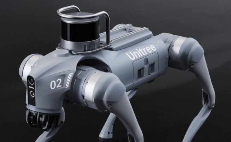 Unitree Go2-W robot with secondary development support for developers