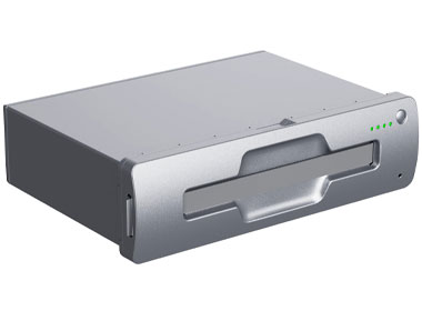 Quick battery replacement feature of Unitree B2 robot