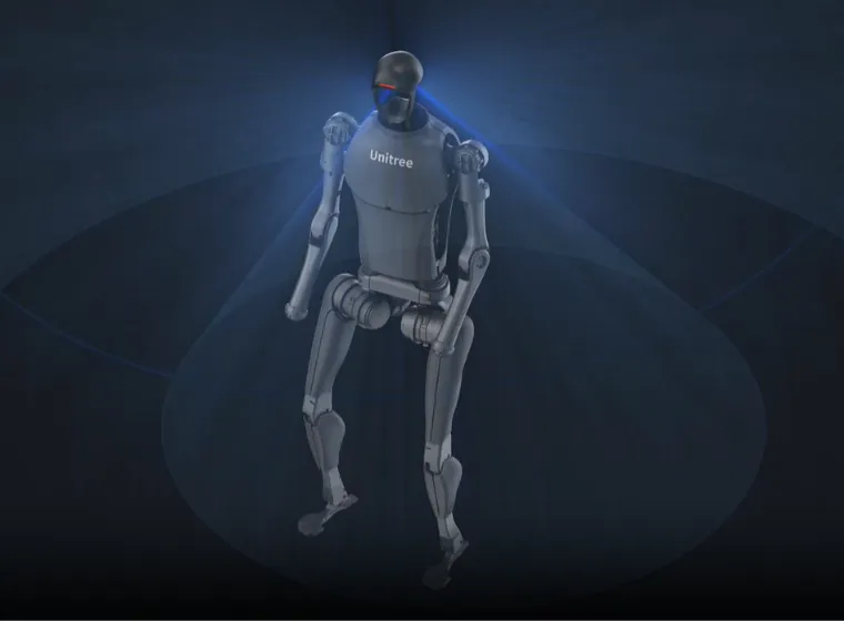 Unitree H1 humanoid robot with 360-degree environmental awareness