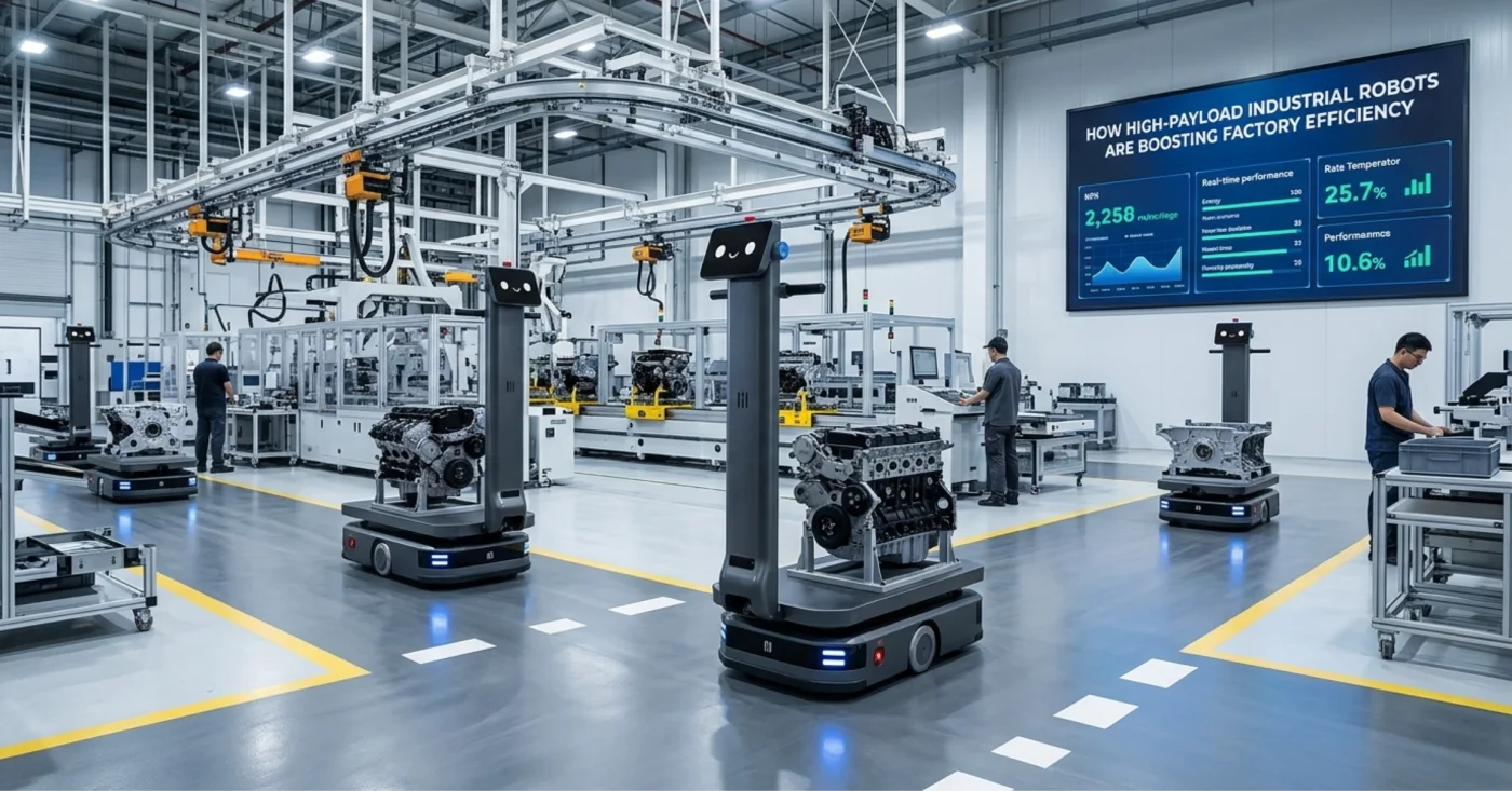 How High Payload Industrial Robots Are Boosting Factory Efficiency