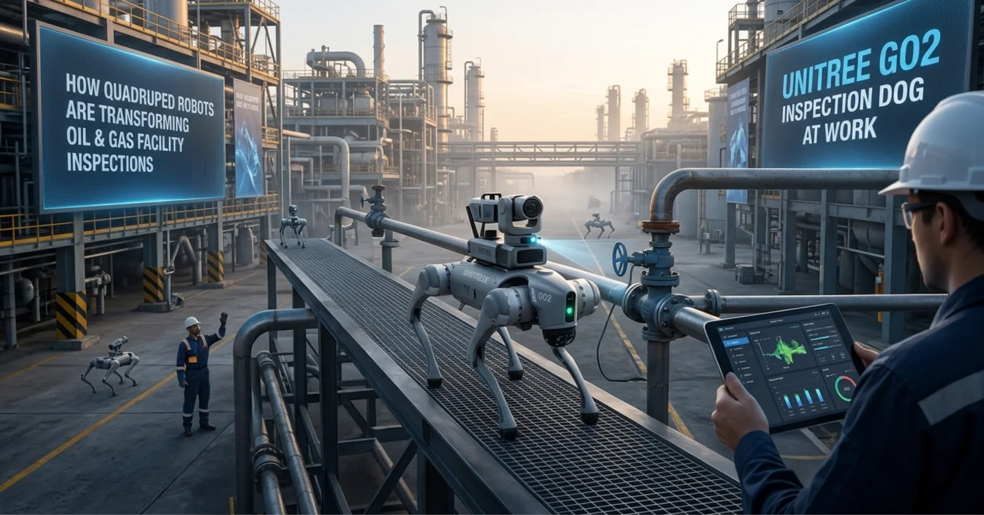How Quadruped Robots Are Transforming Oil Gas Facility Inspections