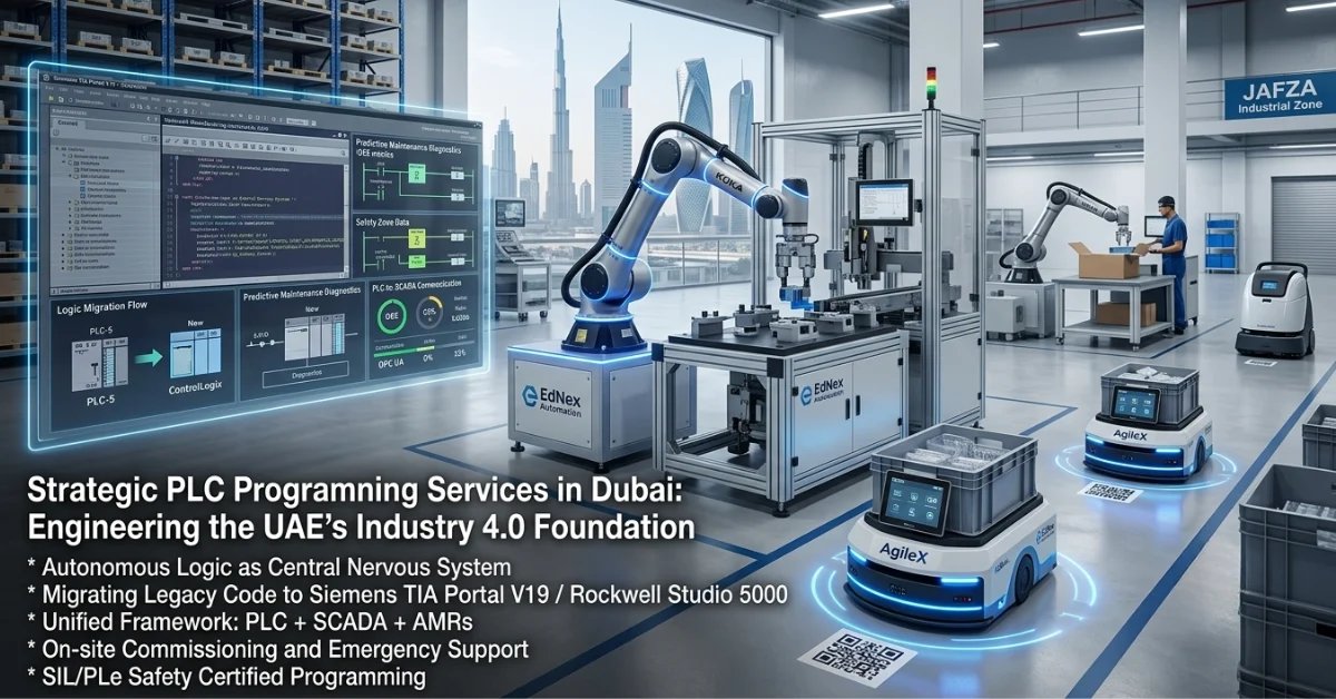 Strategic PLC Programming Services in Dubai: Engineering the UAE’s Industry 4.0 Foundation