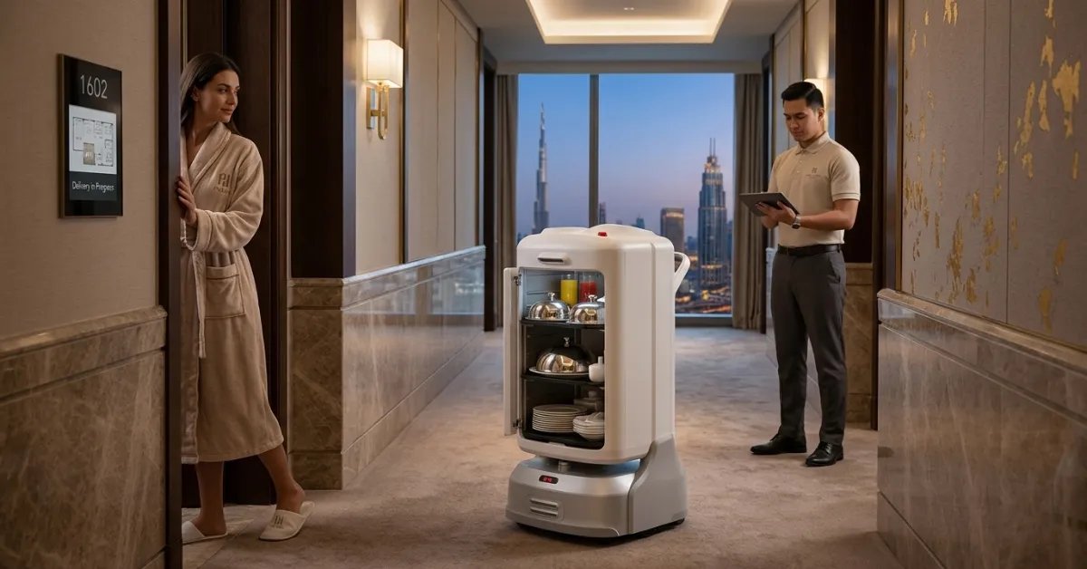 Delivery Robots for Hotels in the UAE: The 2026 Strategic Integration Guide