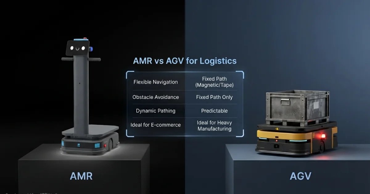 AMR vs AGV for Logistics: The 2026 Strategic Comparison Guide