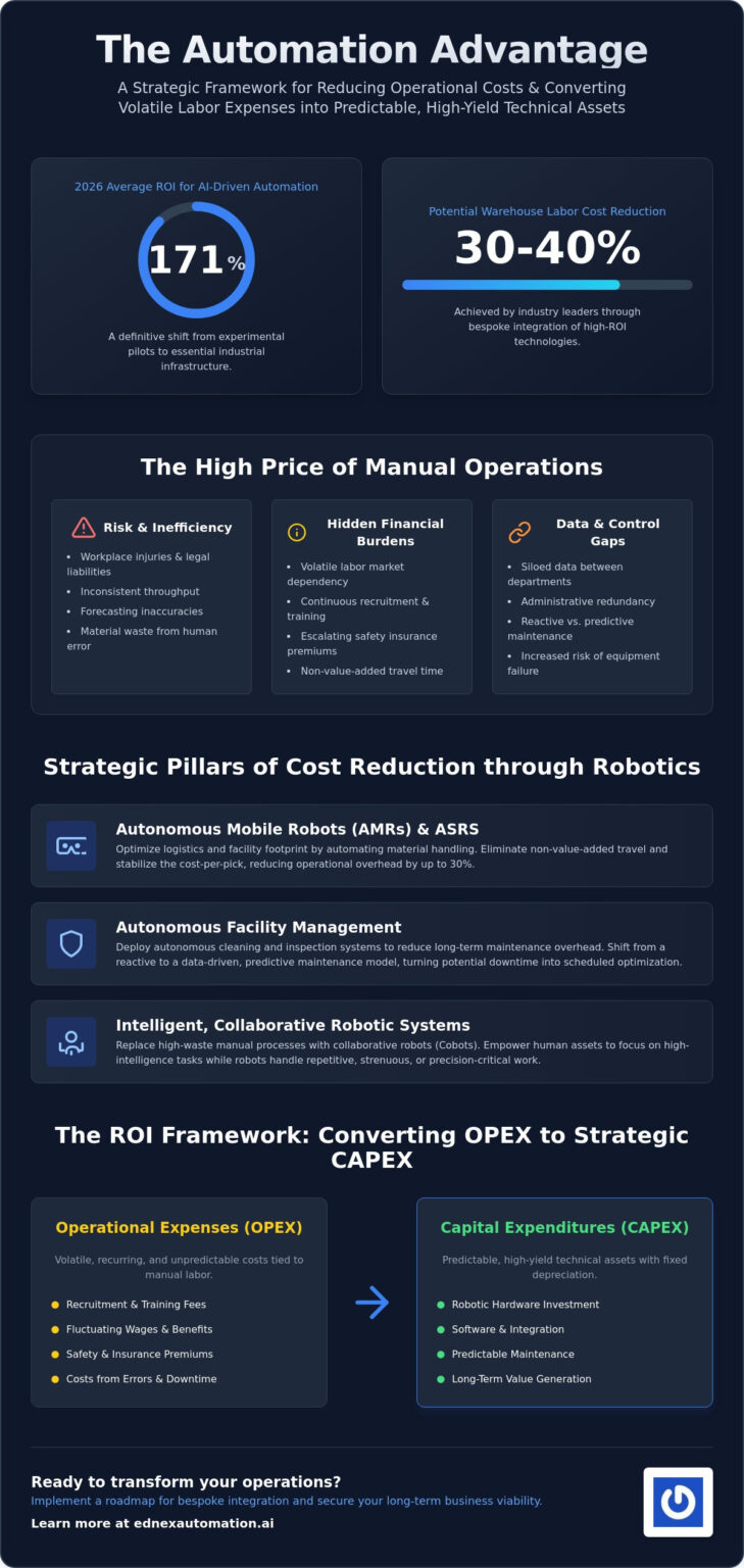 How to Reduce Operational Costs with Automation: A 2026 Strategic Framework
