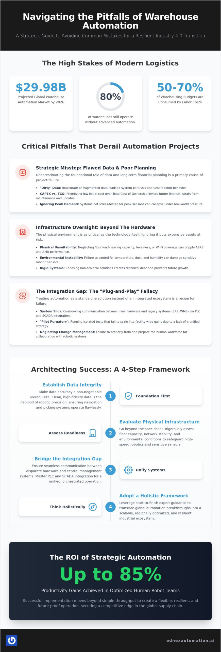 Common Warehouse Automation Mistakes to Avoid: A Strategic Guide for 2026