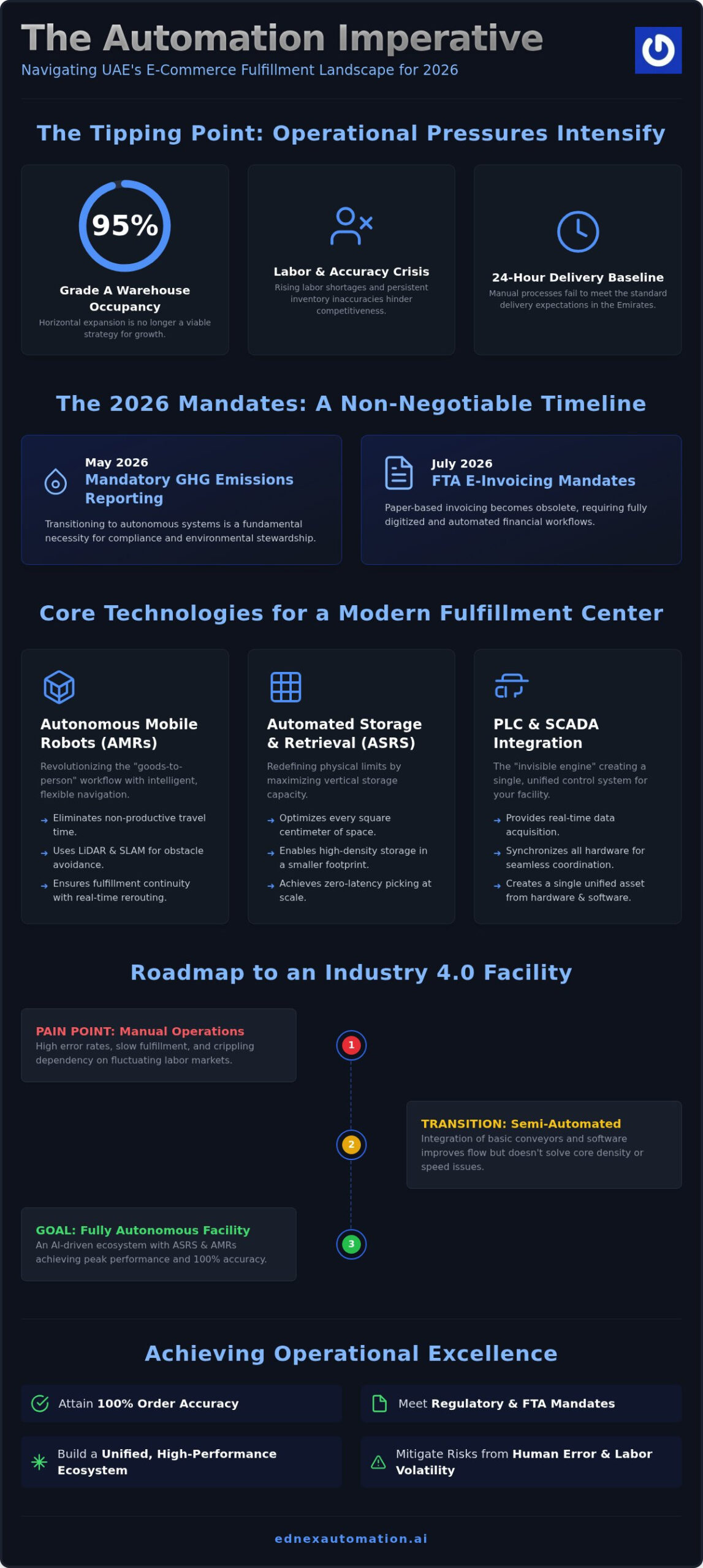 Automated Logistics for E-commerce Fulfillment in the UAE: The 2026 Strategic Guide