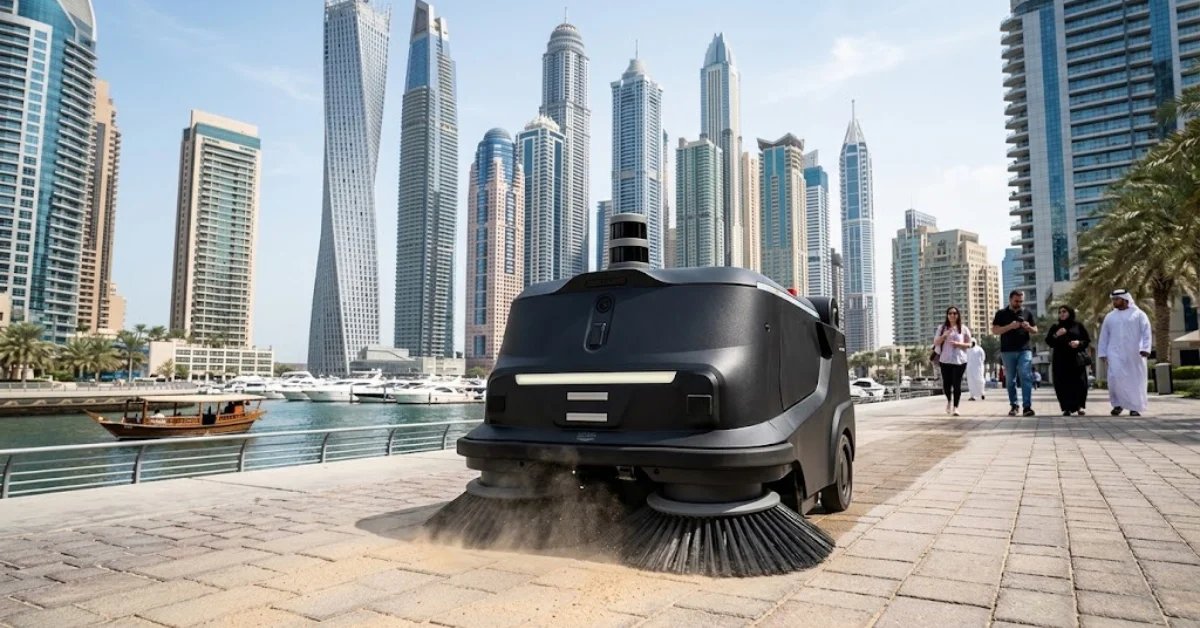 Automated Outdoor Cleaning Solutions UAE: The 2026 Strategic Guide to Industrial Autonomy