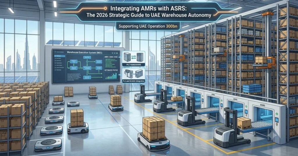 Integrating AMRs with ASRS: The 2026 Strategic Guide to UAE Warehouse Autonomy