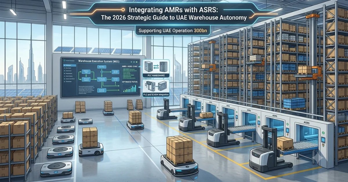 Integrating AMRs with ASRS: The 2026 Strategic Guide to UAE Warehouse Autonomy