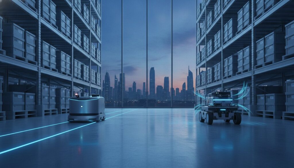 AMR vs AGV for UAE Logistics: 2026 Strategic Guide